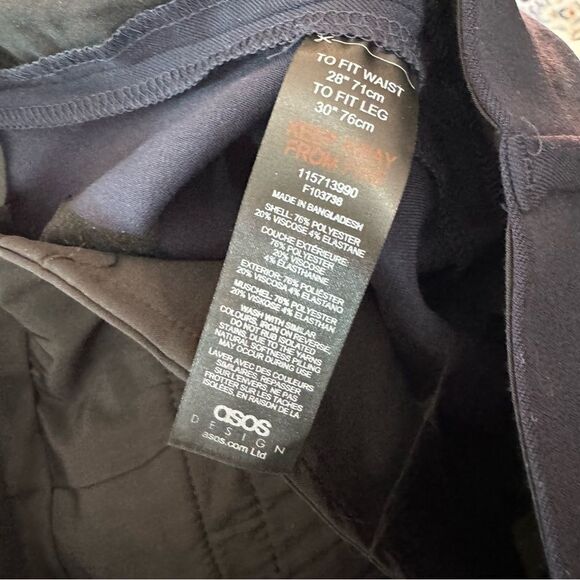 ASOS navy trousers size 28 - Picture 3 of 4